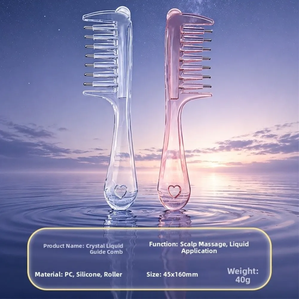 Multi-Function Mini Portable Head Applicator Anti-Frizz Hair Care Hair Firming Applicator Scalp Nourish Anti-Static