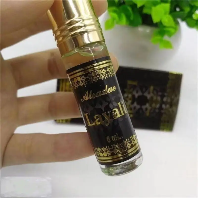 6ML Muslim Roll On Perfume Fragrance Essence Oil Body Scented Long Lasting Fragrance Alcohol Free Natural Floral Essential Oil