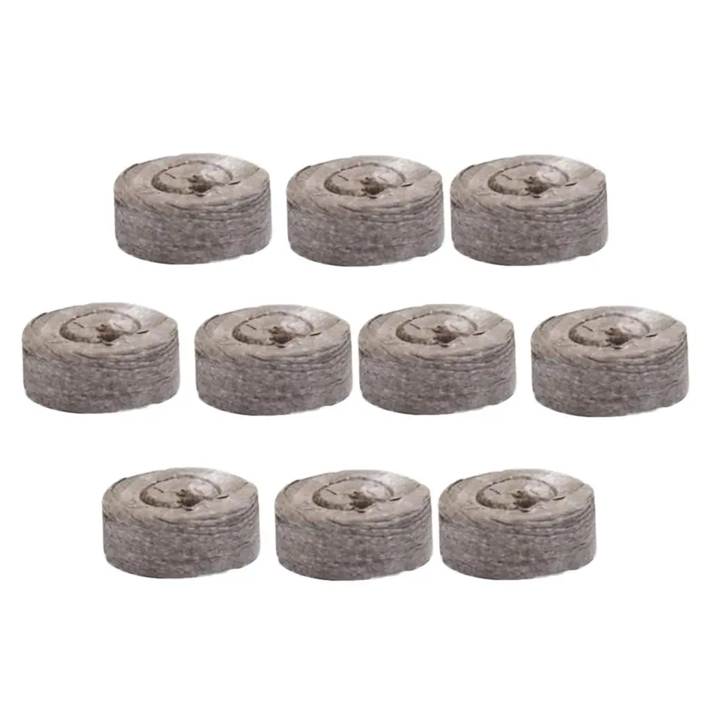 Peat Pellets Seed Starting Plugs Nursery Block Soil Block for Gardening Seedling Press and Planting Equipment