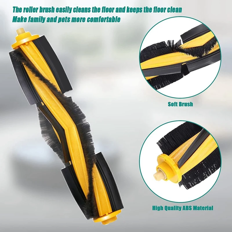 قطع غيار مكنسة كهربائية روبوت ، ملحقات لـ ecovacdeebot T9 ، T9 + ، T8 + ، T8 + ، T8 + ، tmax ، N8 ، 1500 ، N7