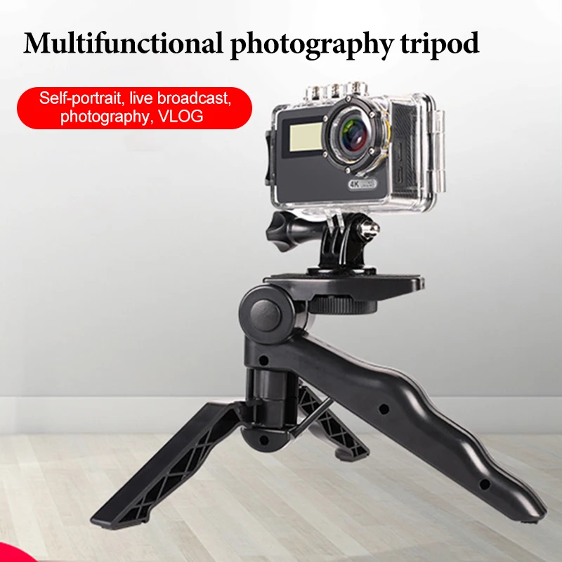 Live Self-Timer Mini Tripod Portable Folding Selfie Stick with Tripod for Camera Selfie Sticks for iPhone Mini Cellphone Holder
