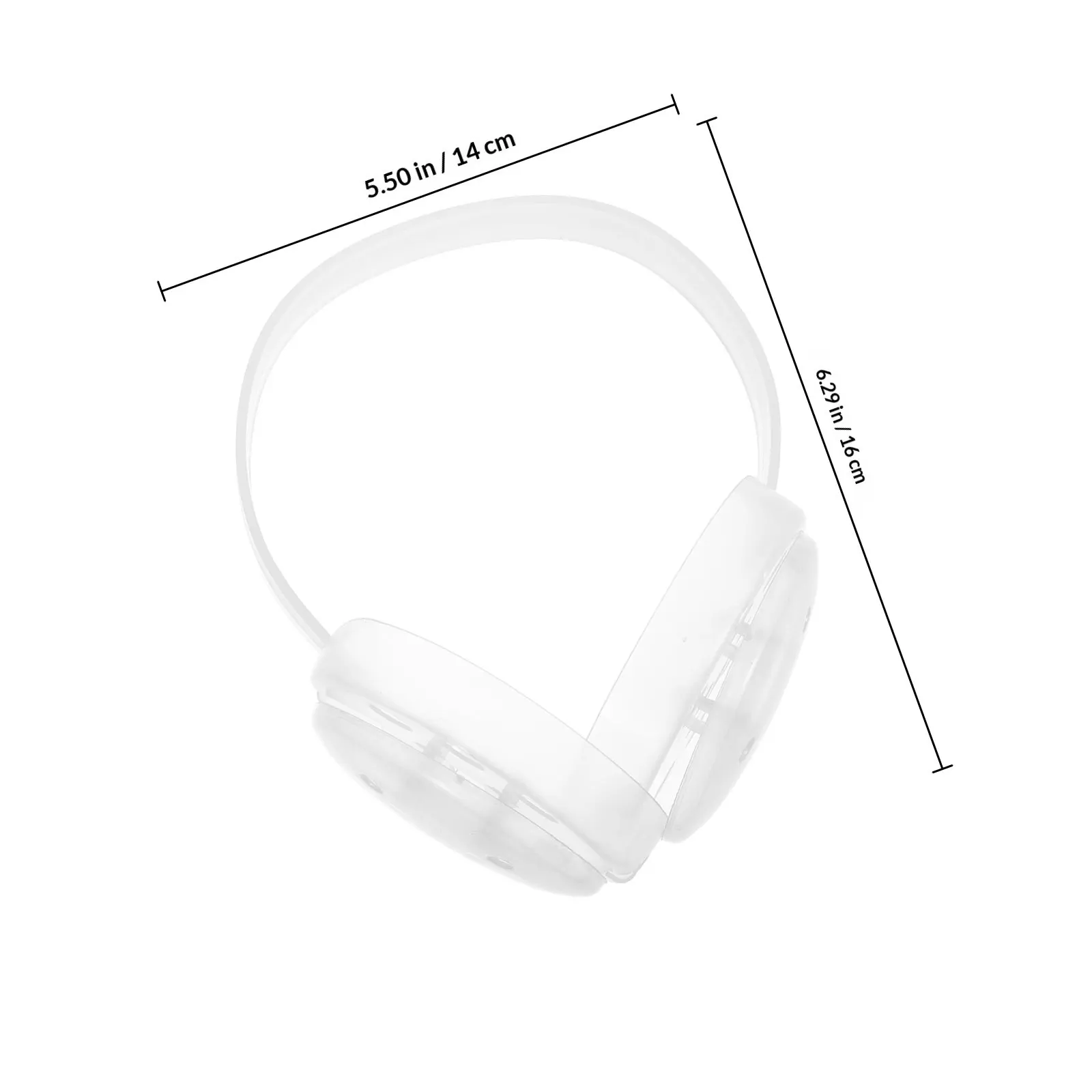 4Pcs Weather Lightweight Adjustable Earmuff Frame Rack Holder Foldable Ear Muffs For Earmuff Storage Adults