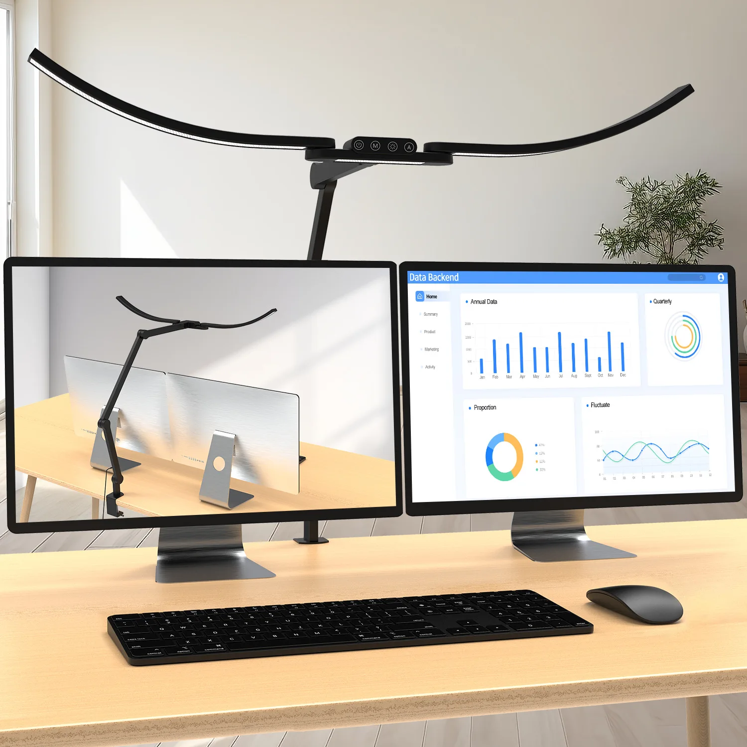 

Led Desk Lamp for Home Office Ultra Bright Touch-Dimming Architect Table Lamp with Clamp 24W Adjustable Foldable Led Desk Light