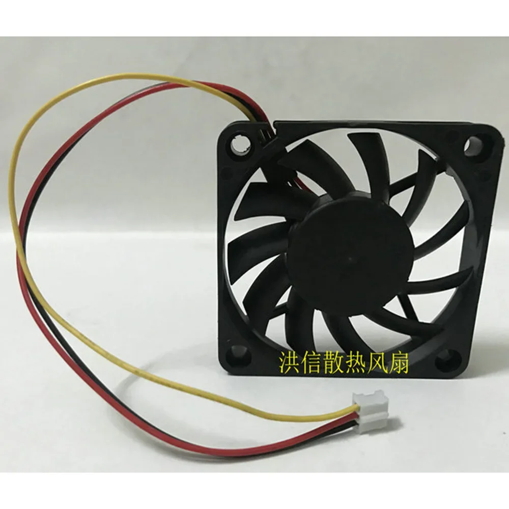 EverCool EC6010L12ER DC12V 0.14A 60x60x10mm 3-Wire Server Cooling Fan