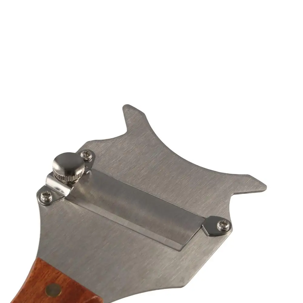 

Stainless Steel Truffle Slicer Wood Handle High Hardness Chocolate Planer Adjustable Slice Thickness Vegetable Peeler Chef