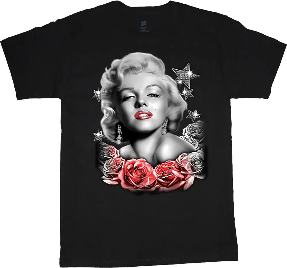 Mens Graphic Tees Marilyn Celebrity T-shirt Mens Clothing Apparel Graphic T-shirts For Men Clothing Women Short Sleeve Tees