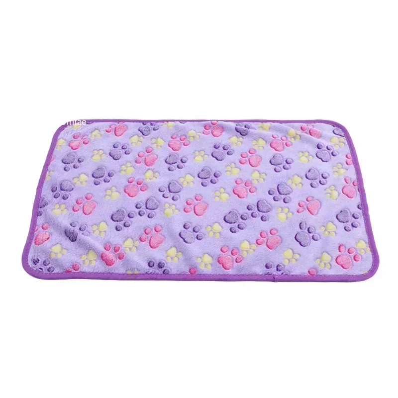 Pet Blanket Bed Mascotas Cama Perros Cachorro Soft Cute Printing Pets Fleece Sleep Mat Pad For Dogs And Cats Lovely Cushion