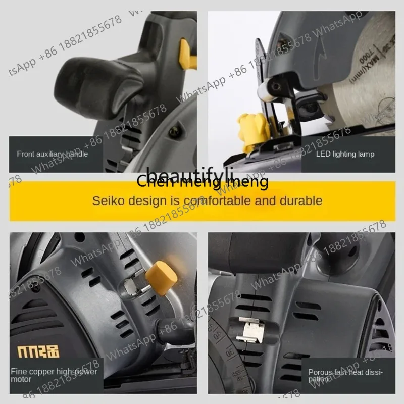 LHY26 ss HJ Chainsaw Electric Circular Saw Rechargeable Carpenter's Wood Sa Hand Chainsaw Cutting Machine Electric Tool