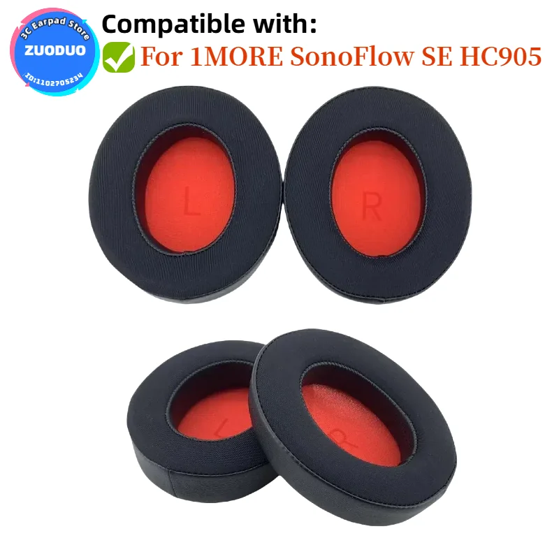 

Earphone Ear Pads For 1MORE SonoFlow SE HC905 Earpads Sponge Soft Foam Cushion Replacement Headphones Accessories