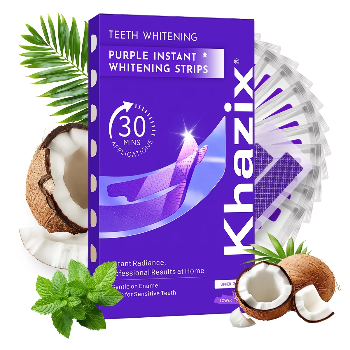 Dental Care Strips Oral Hygiene Teeth Patch Fresh Breath Mouth Cleaning Strips for Daily Use