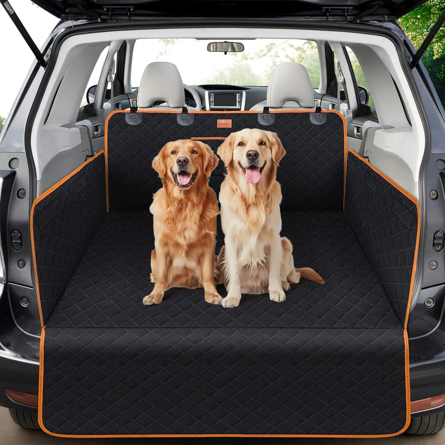 

Waterproof Dog Car Seat Cover Trunk Case Dog Car Transporter Travel Mat Pad Dog Carriers Hammock For Small Medium Large Dogs
