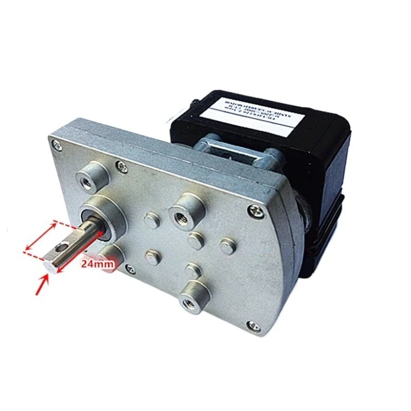 AC 220-240V 48W Shaded Pole Gear Motor, Oven/Fireplace Replacement Motor with 8mm D-Shaft