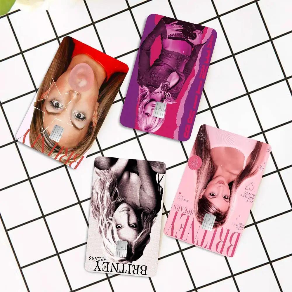 Singer B-Britney Spears S Poster 100% Hot Sale Amine Credit Debit Bank Card Bus Card Film Skin Sticker