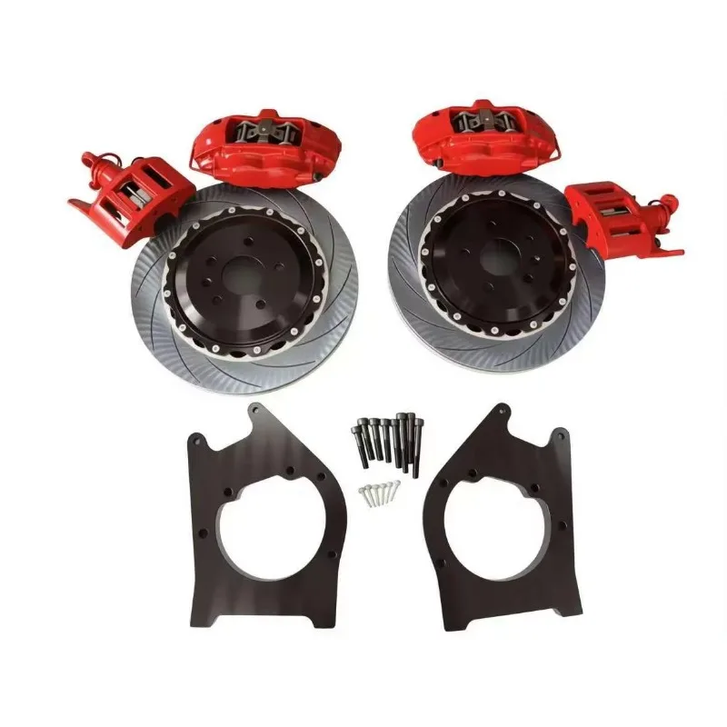 Brake Caliper gt4 Plus 4 Pistons Aluminum Electronic Handbrake Rear Wheel for Merc edes-Benz Au di