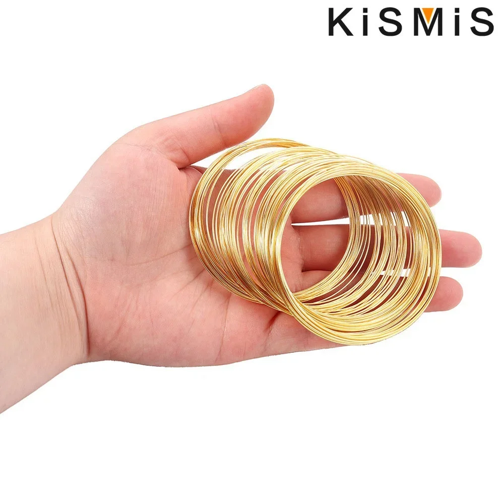 الذاكرة الديكور أسلاك الفولاذ 100 حلقة DIY مجوهرات الإسورة سوار صنع الملحقات الإمدادات