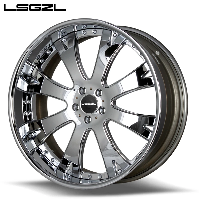 Auto Parts Custom Wheels 22-27 Inch Desert Off Road Forged Rim Anti Slip Pickup SUV Modified Wheels