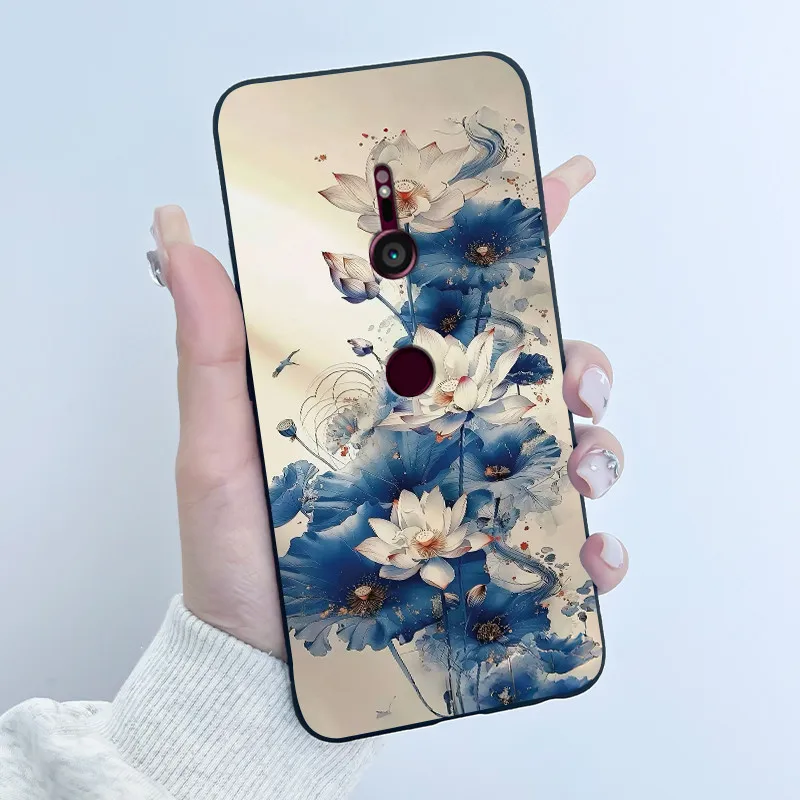 Casing For Sony Xperia XZ3 SO-01L XZ2 SO-03K Phone Case Luxury Fashion Cute Cool Boys Girls Black Matte Soft Silicone Back Cover view 5