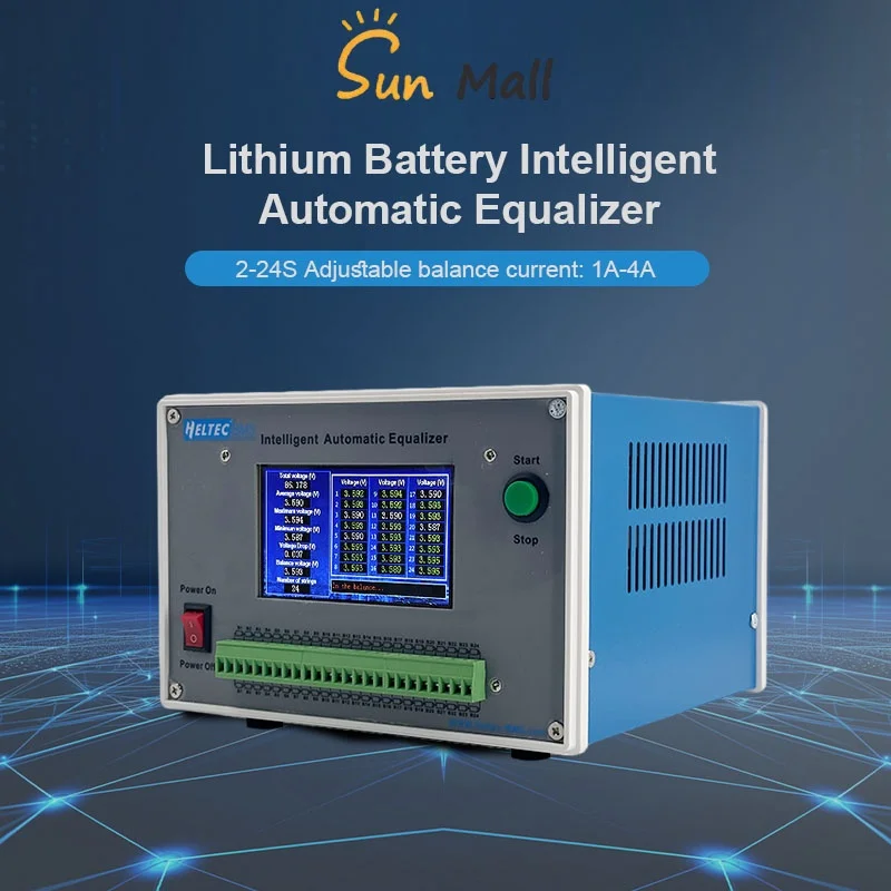 Регулируемый балансир литиевой батареи, ток от 1 А до 4 А, эквалайзер 2S-24S, измерение баланса дифференциального напряжения, ремонт 8S 16S