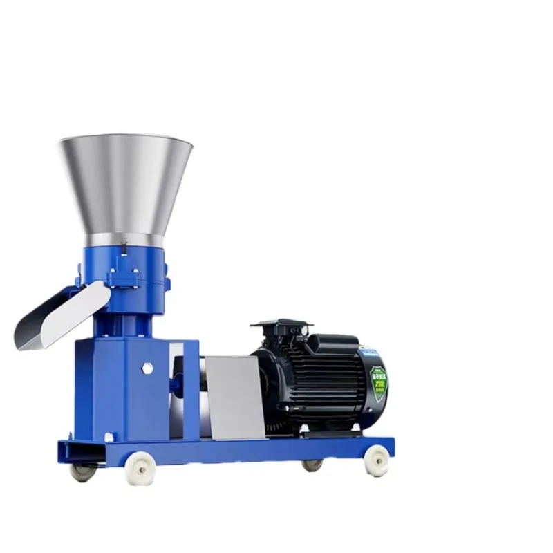 The 150 Feed Processing Machine, Which Can Be  for Both Dry and Wet Feed, Delivers Fast Output and Clean Pellets.