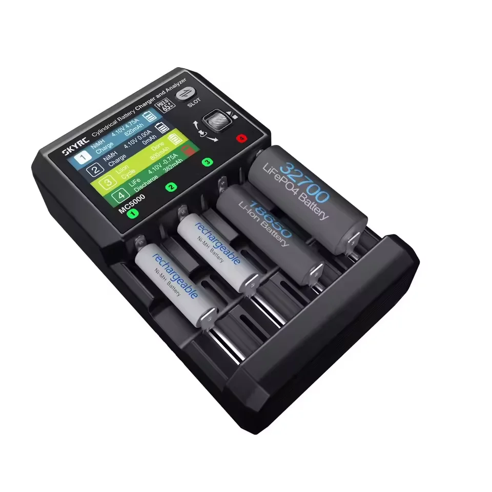 SKYRC MC5000 Battery Charger for Li-ion HV LiFe NiMH NiCd Eneloop NiZn LTO Na-ion RAM Universal Smart Charger