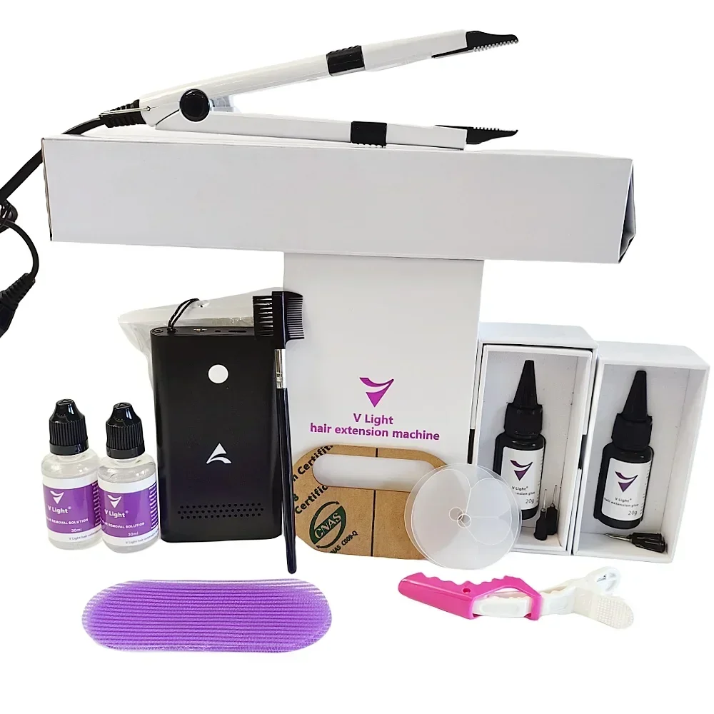 V light ultrasonic high technologys Hair extensions machine used for glue mini tip hairs extensions/2025 Factory wholesale price