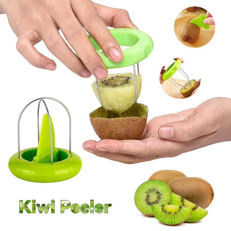 

Kitchen Accessories Kiwi Cutter Peeler Slicer Detachable Kitchen Gadget Fruit Peeler Salad Cooking Tool Kiwi Grater Cutter Tool