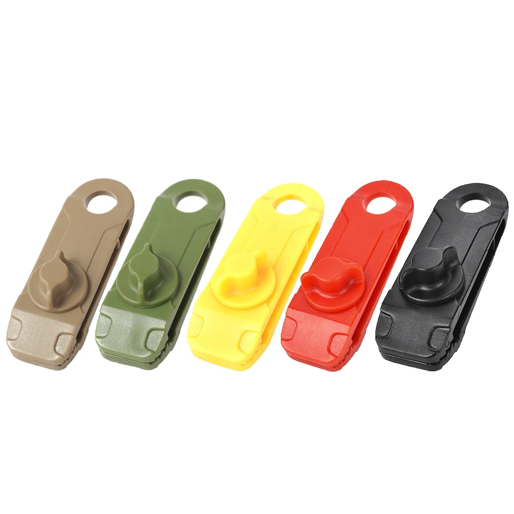 10pcs Portable Canopy Awning Tarp Buckle Tensioner Nylon Tent Sun Shelter Tarp Fixing Shark Clips Tent Accessories