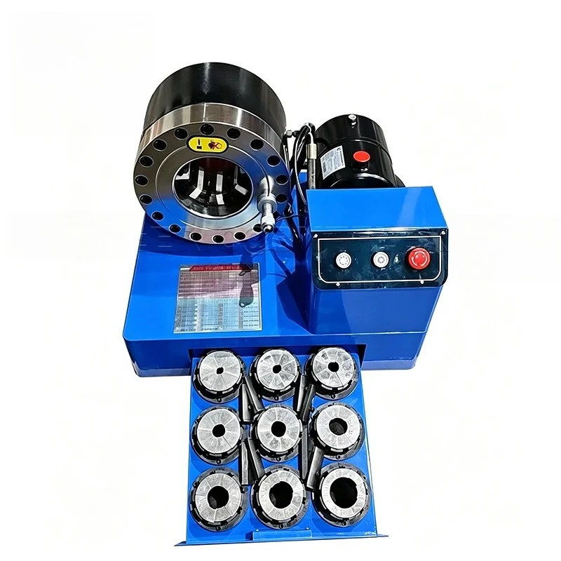 Customized 12V 24V Dc Electric Mobile Van Hydraulic Rubber Hose Press Machine High Pressure Industrial Hose Crimping Machine