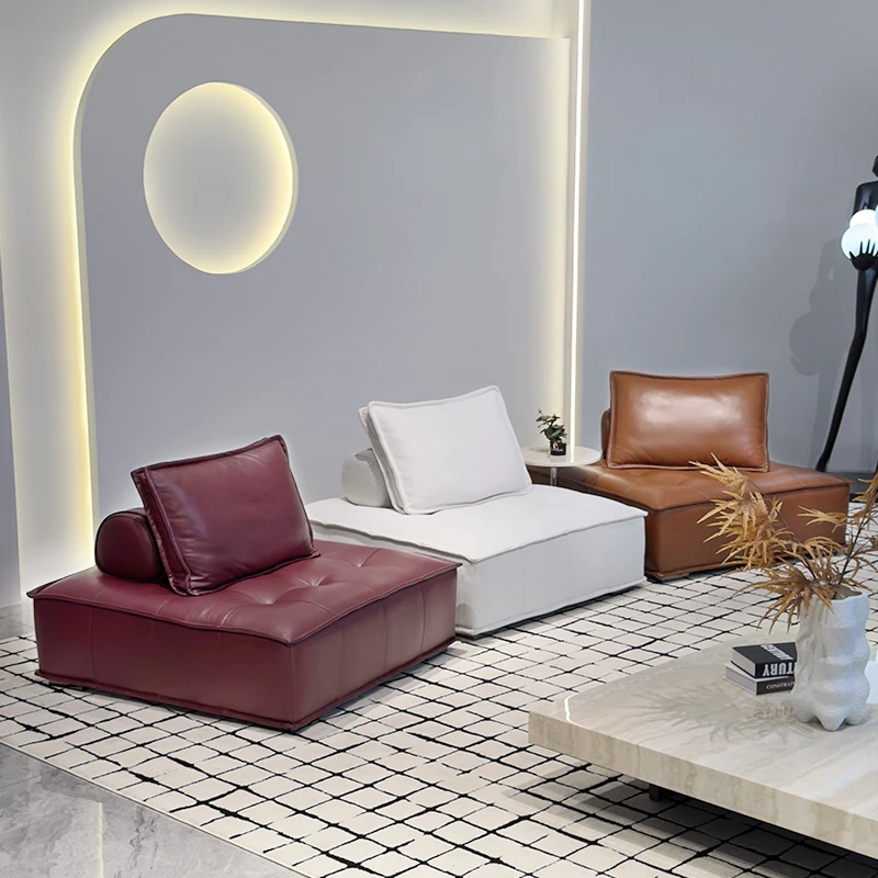 #Retro Style Module Combination Sofa Simple Small Living Room