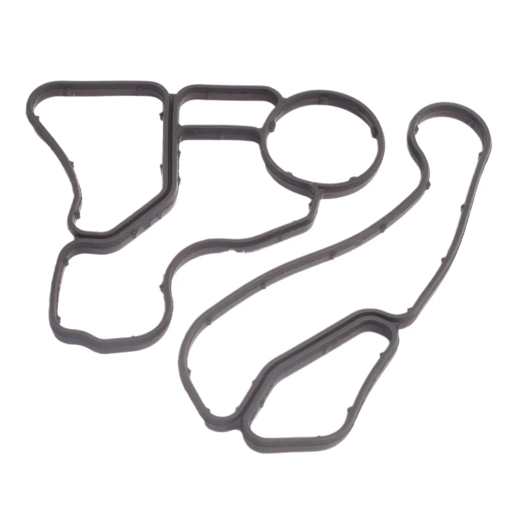 

11428637821 11428637820 FIGZERO 2Pcs Engine Oil Filter Gasket Cooler Housing Seal For BMW N52 N20 N55