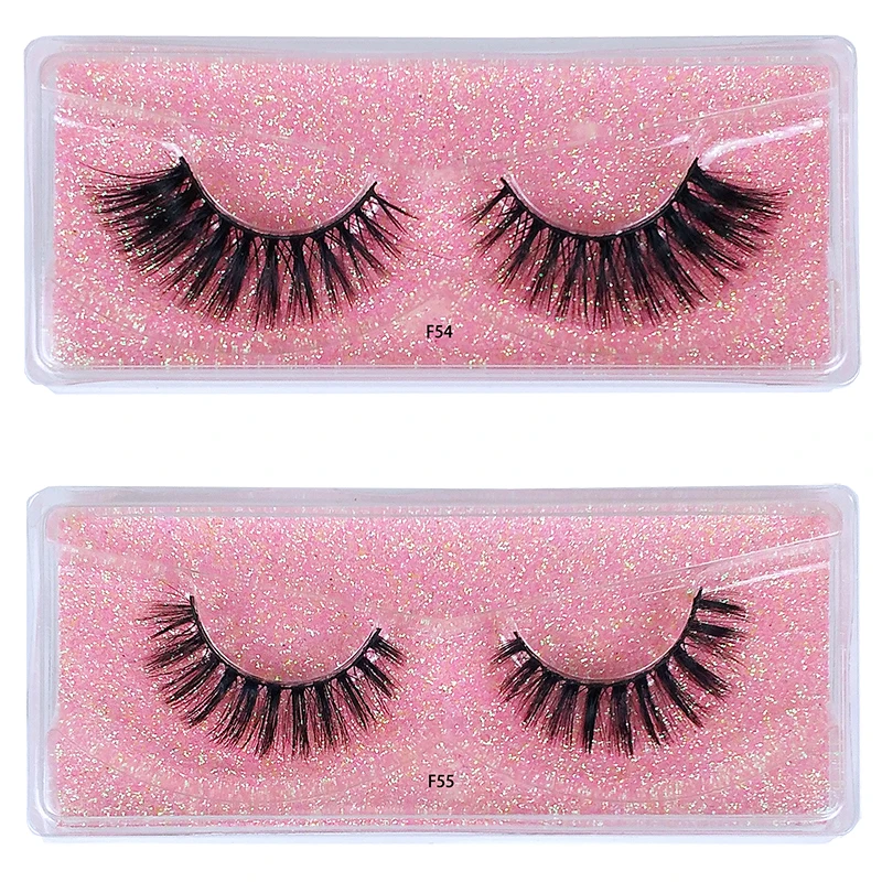 Lashes luzem hurtownie 30/50/100 Pairs 3d rzęsy z norek naturalne fałszywe rzęsy opakowanie makijaż miękkie grube puszyste rzęsy z norek luzem