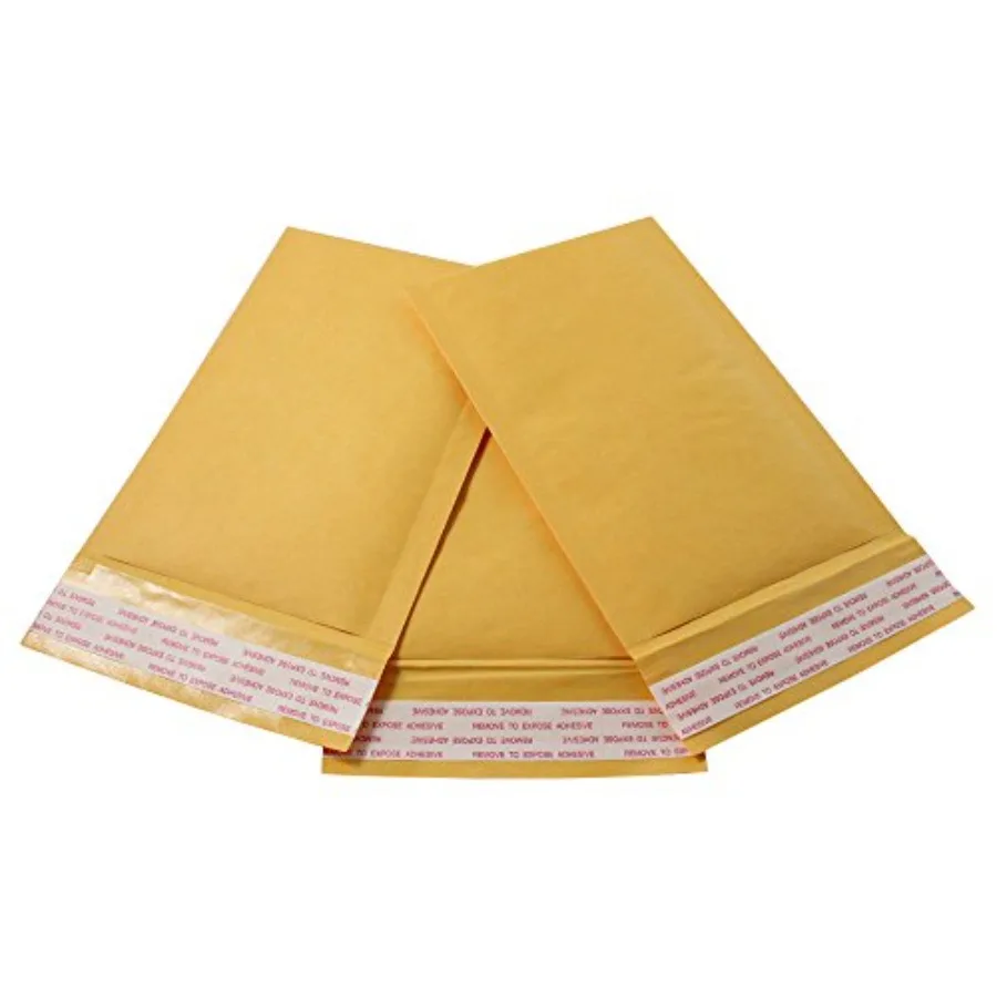 

Kraft Bubble Mailers 4 x 8 5 Pack Padded Shipping Envelopes Self Seal Brown Reliable Protection for Secure Package Delivery