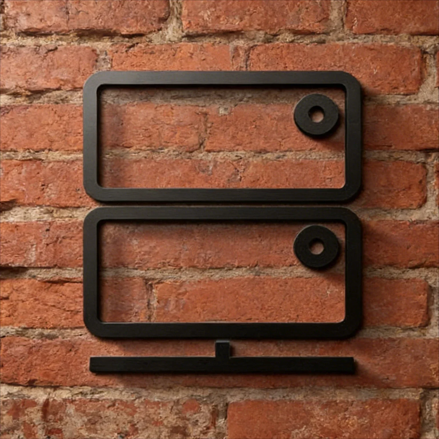 3D Acrylic Server Room Symbol Sign Self-Adhesive Modern Door Plaque Sticker Decor for Salon Restaurant Hotel Office Home Shop