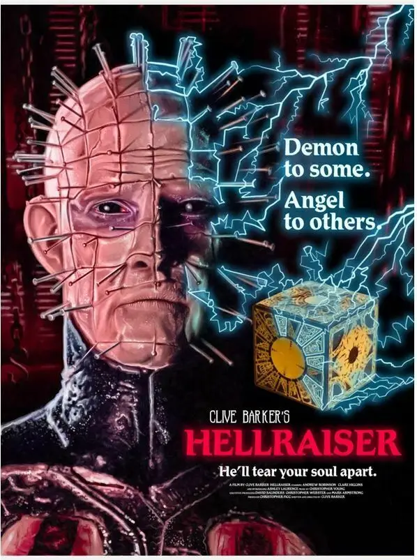 Hellraiser Movie Art Picture Print Silk Poster Home Wall Decor