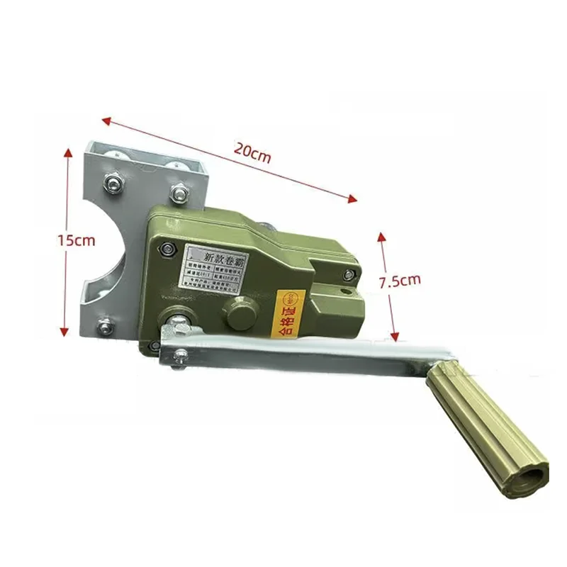 New Hand-Crank Side Rolling Greenhouse Roller Shutter Ventilator Complete Set Of Farm Farm Greenhouse Shaking Machine