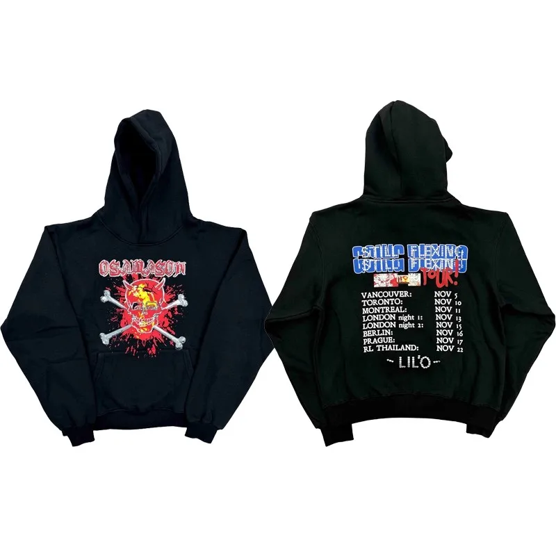 

Толстовка с капюшоном OsamaSon «Going Dumbo» SIGNED Tour 2025 года, толстовка с принтом ограниченного выпуска WY1425