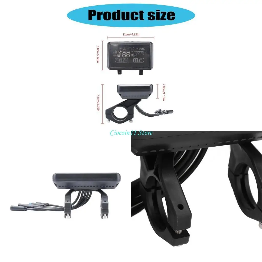 

Y1UB Waterproof Dashboard Parts Electric Display Panel Modification Accessories Replacement Electric Scooter Display Panel