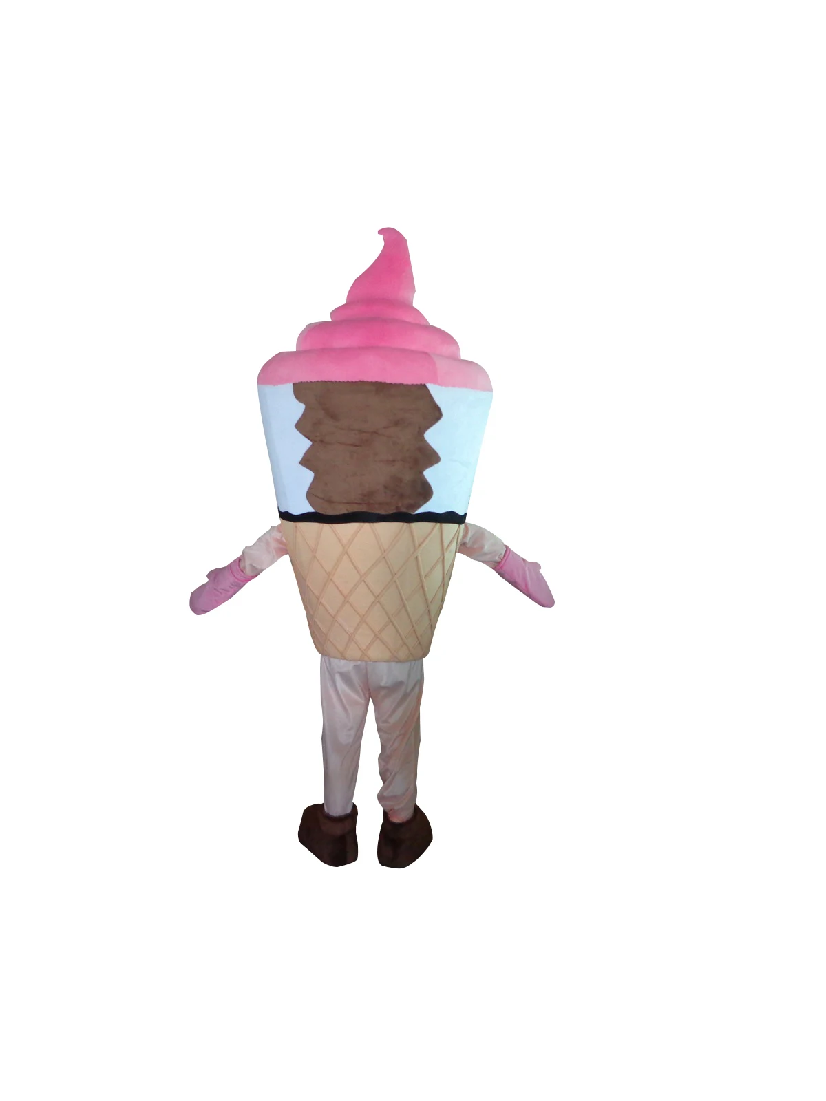 Ice Cream Cone Halloween Mascot Costume Fancy Dress Cosplay Outfit