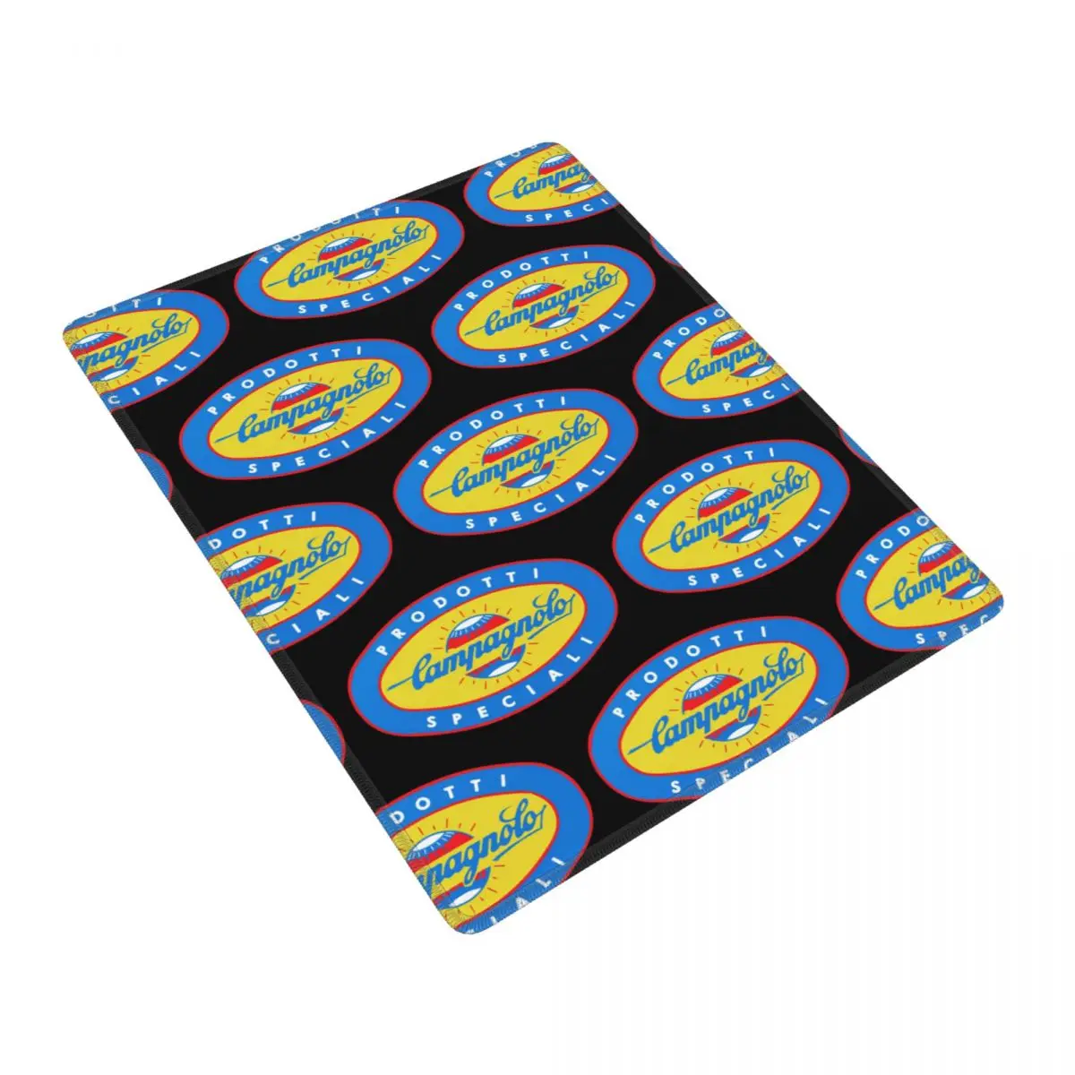 Tapete de rato Campagnolo Vintage Italian Cycling Tour para jogos, tapete para PC, laptop, teclado, carpete para jogos de computador, tapete de mesa 7x9 polegadas 22x18 cm