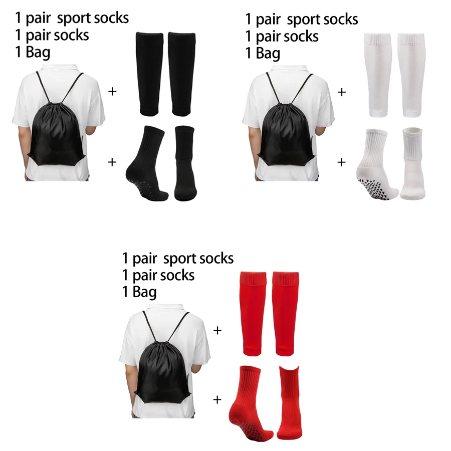 

3 шт., носки для альпинизма, спортивные носки, футбольные носки, носки до середины икры, велосипедные носки для взрослых, носки T0ube, водонепроницаемая сумка для мяча на шнурке