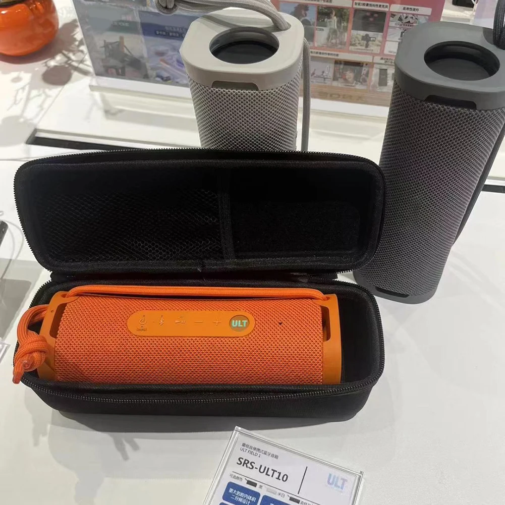 Estuche de transporte para altavoz inalámbrico Sony ULT Field 1/SRS-ULT 10, cubierta protectora a prueba de golpes, almacenamiento portátil con bolsillo