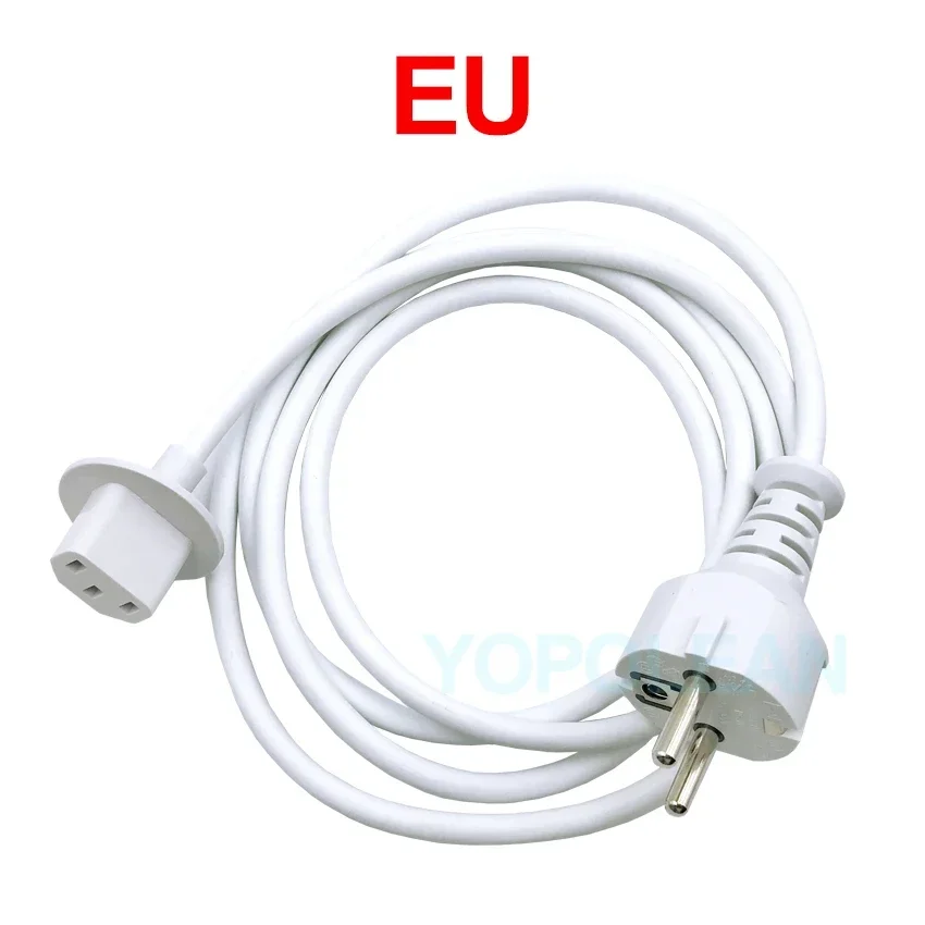 New EU US UK Plug AC Power Cable Adapter Wall Power Cord  Extension Charger For iMac 21.5