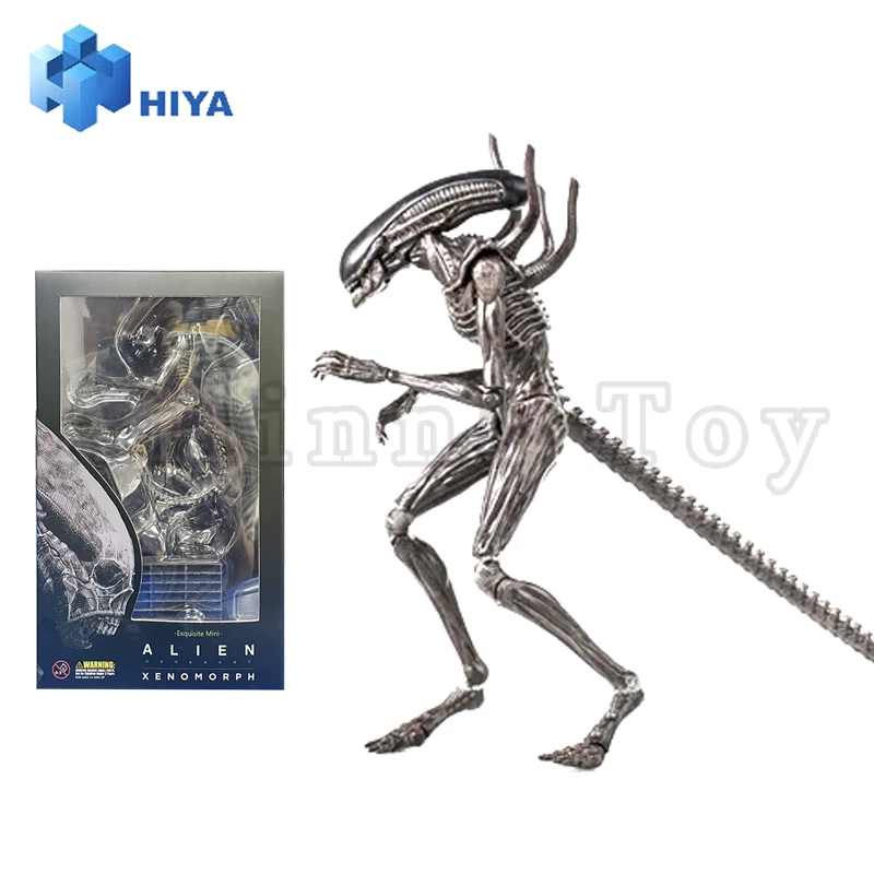 HIYA 1/18 5inch Action Figure Exquisite Mini Series ALIEN COVEVANT Xenomorph Anime For Gift