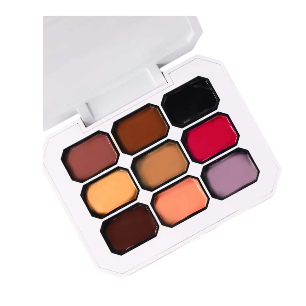 

Mini 4IN1 Pat Ombre Gel Nail Polish 9-color French Nail Manicure Easy Gradient Painting Gel Varnishes Solid Paint Art Gel Gift
