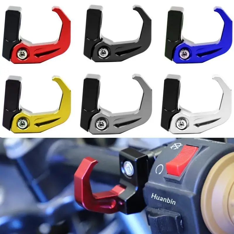 Motorcycle Handlebar Helmet Hook Storage for Electric Commute and Travel