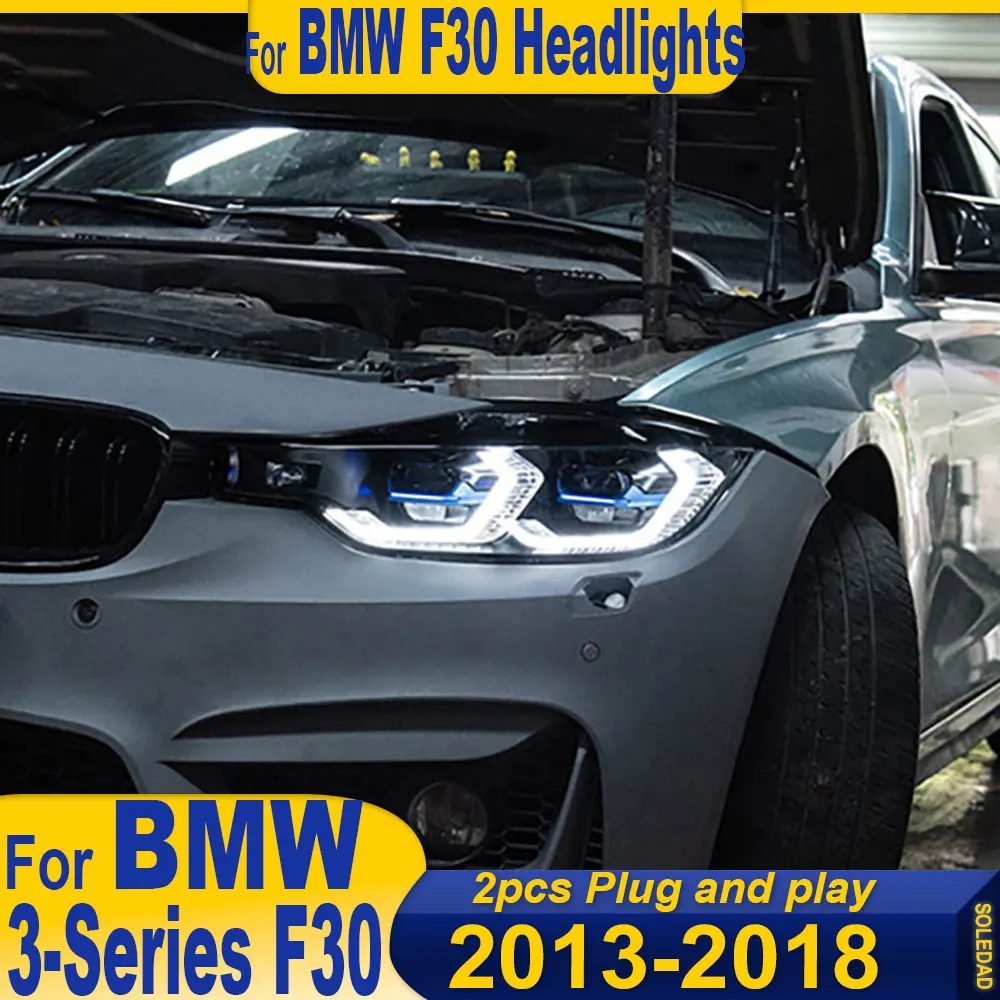 Car Headlight For BMW F30 2013 2014 2015 2016 2017 2018 320i 325i 328i Styling Head Lamp LED DRL  Car Assembly Accessories