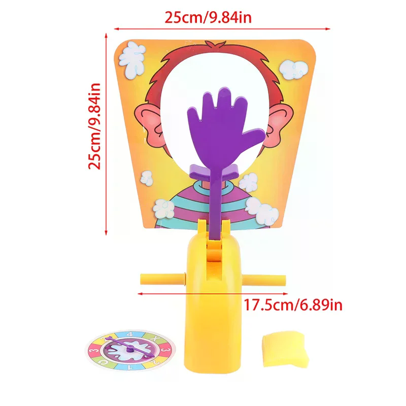Torta Gioco per il viso Crema montata nel viso Divertente festa Gioco per famiglie Gadget Scherzo Bavaglio Scherzi Giocattoli antistress per bambini