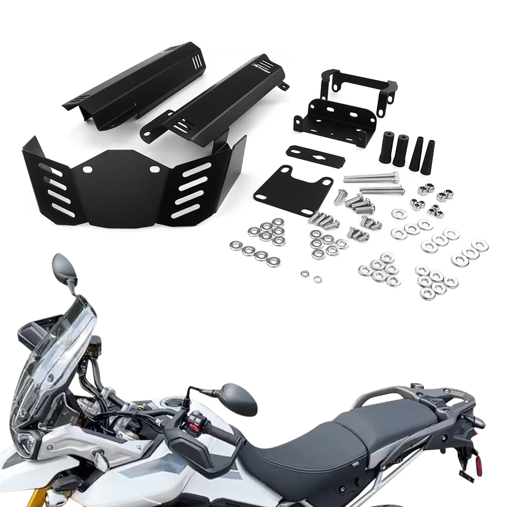 

For Triumph Tiger 900 Rally / Rally Pro 2020 2021 2022 2023 2024 2025 Motorcycle High Fender Kit Fender Splash-proof Mudguard