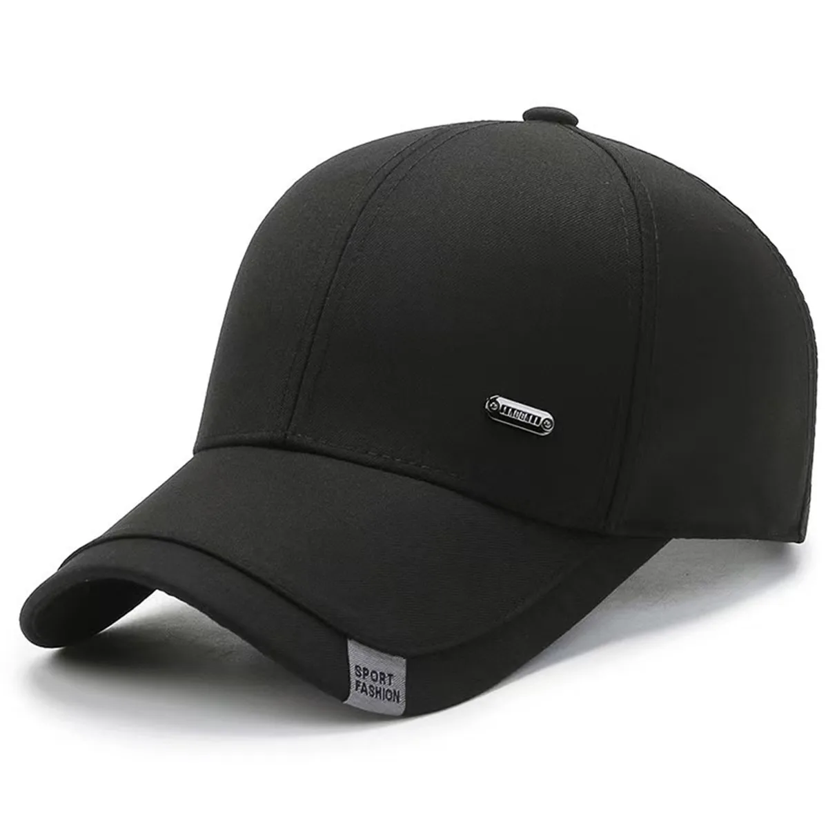 Unisex Kleine Baseballkappen mit Eisenetikett für Frühling und Herbst, Verstellbare Freizeithüte, Sonnenschutzhüte, Sportkappen – Detail 2