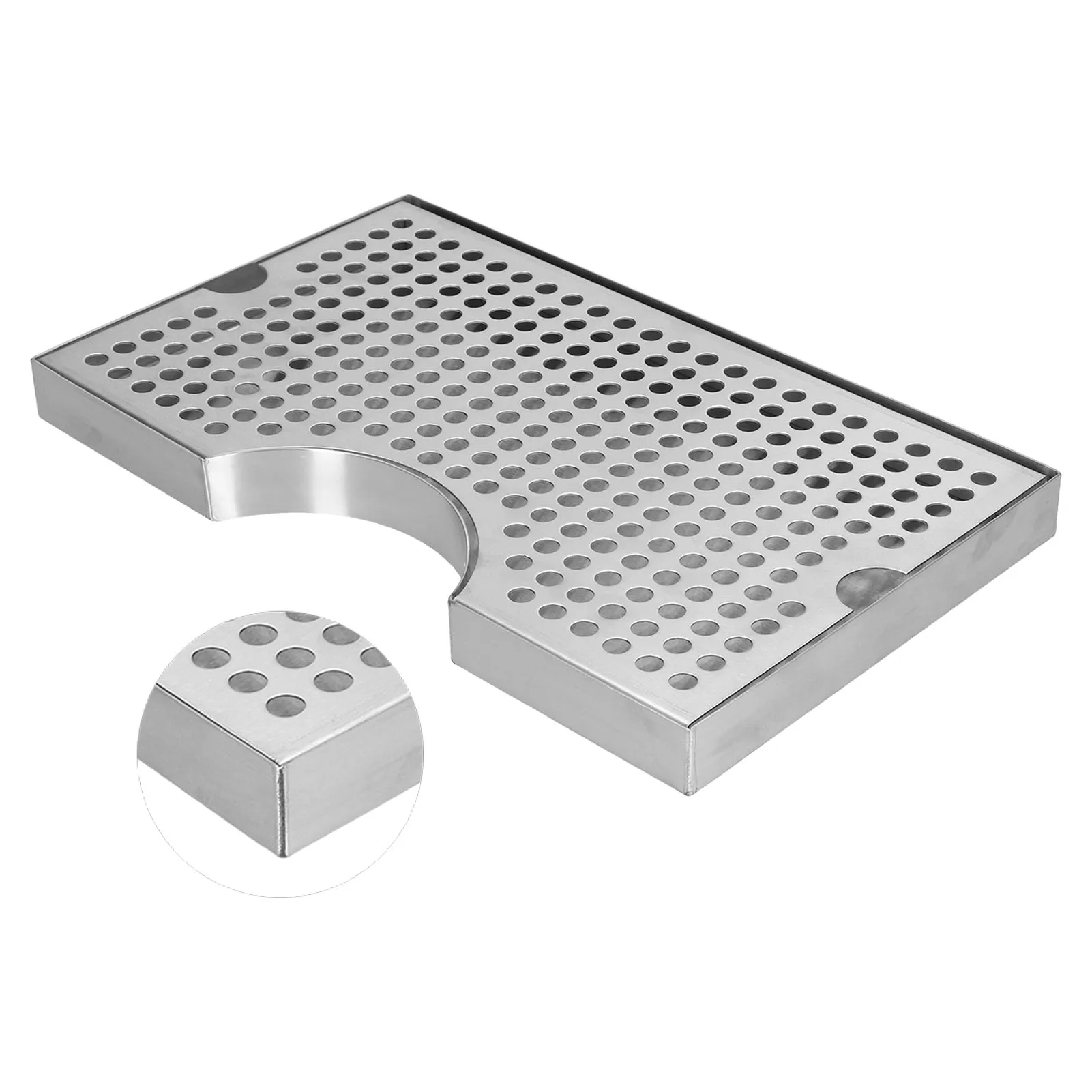 Bar Drip Tray, Stainless Steel Bar Drip Tray, Keep Bar Clean, Easily Cleanable, Non-Rusting, Unique Shiny Appearance - for Resta